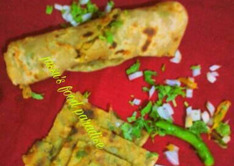 Recipe of Ultimate &#34;cabbage sabzi paratha