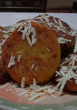Una foto de Arepas de Plátano
