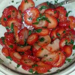 Strawberry and Mint Salad A picture of Strawberry and Mint Salad.