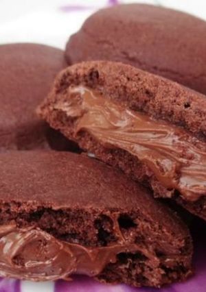 A picture of Nutella Grisbì Cookies.