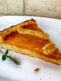 Spelt and Rice Tart with Apricot Jam