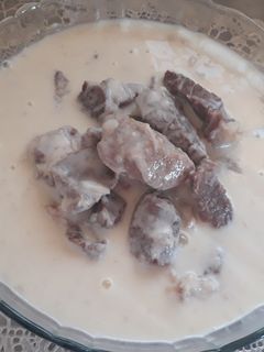 صورة لوصفة لبن إمو 😍😋 شاكرية باللحمة