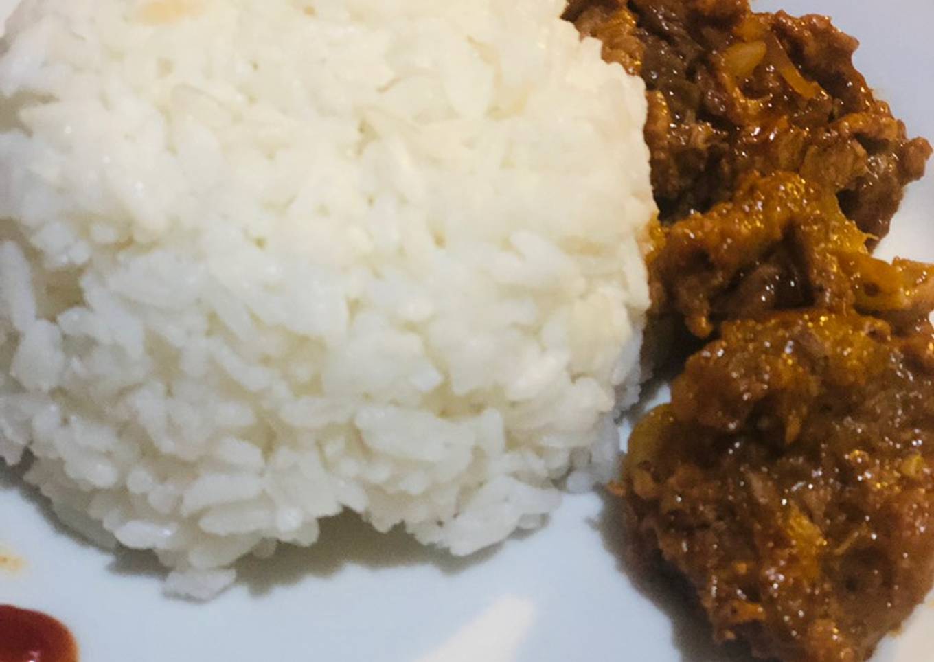 Resep Nasi daging ala baerbeque Anti Gagal
