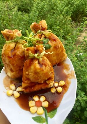 Hình của món Đậu hũ bao bố (chay).