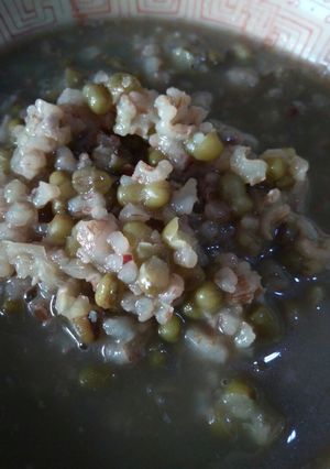 Foto resep Bubur cangjo beras merah