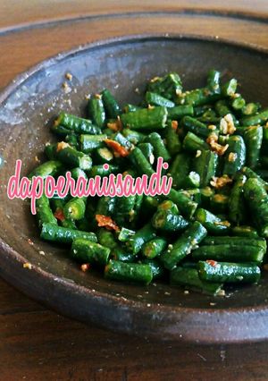Foto resep Kacang panjang ~ Sambal pencok