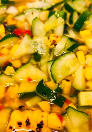 Foto resep Rujak jagung khas Bogor