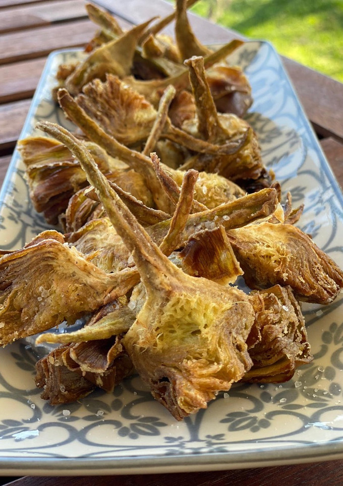 Una foto de Alcachofas Fritas