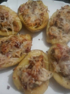 Una foto de Patatas pizzas