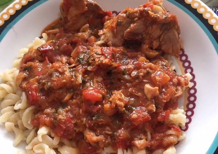 Macarrão com frango