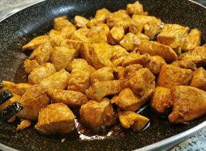 Foto di Petto di tacchino marinato con paprika dolce