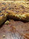 Tarta de cebolla colorada