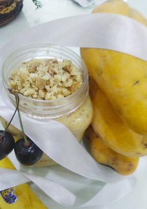 عکسی از دستور شیک انبه و موز