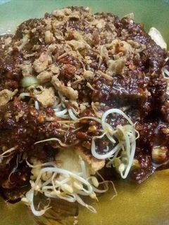 Foto resep Tahu telor bumbu kacang