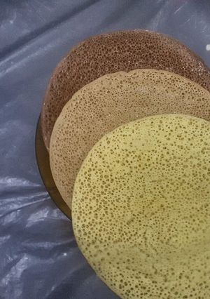 Una foto de Baghrir: crepes Marroquí