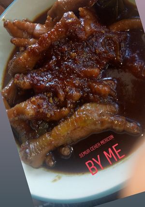 Foto resep Semur ceker mercon