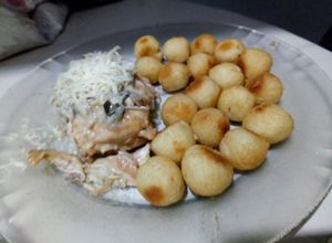 Una foto de Pollo al verdeo tan barato que asusta!