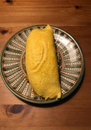 Una foto de Omurice