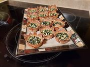 A picture of cream cheese wonton