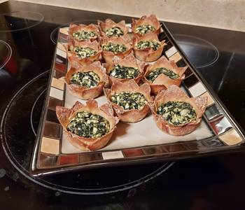 Ultimate Cooking Recipe Spanakopita Wonton Cups Practical Delicious