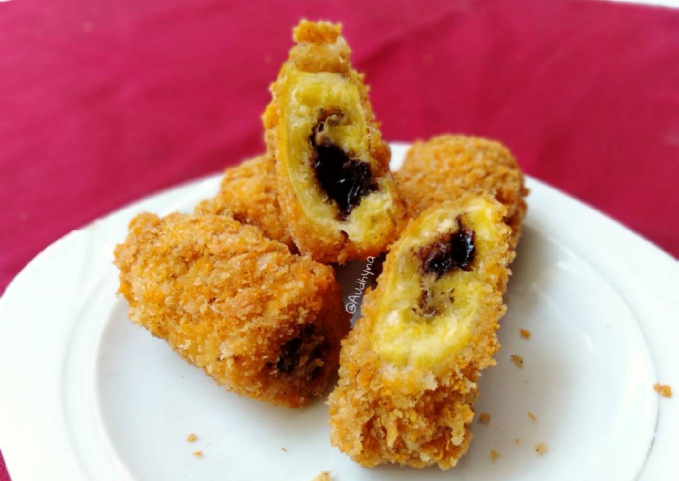 Nugget pisang coklat