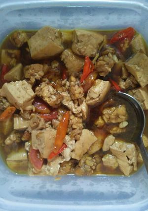 Foto resep Sayur Tempe + tahu kecap pedas seperti di tampar sendal jepit