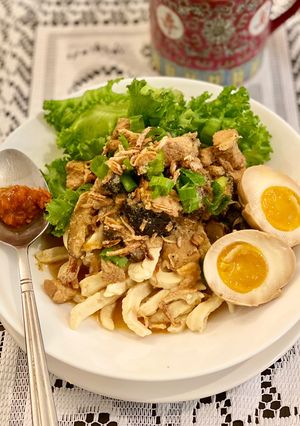Foto resep Mie Ayam Jamur Abang2!🍜 (Keto/Lowcarb)