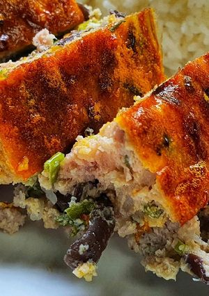 Hình của món Chả trứng nướng cách thủy.