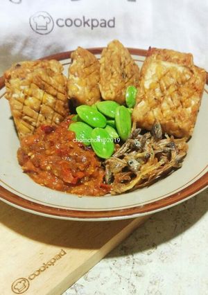 Foto resep Penyet Tempe Teri Lalap Pete