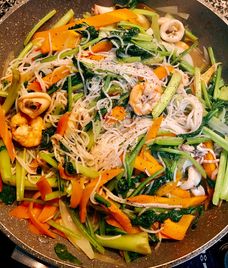 bún gạo hải sản