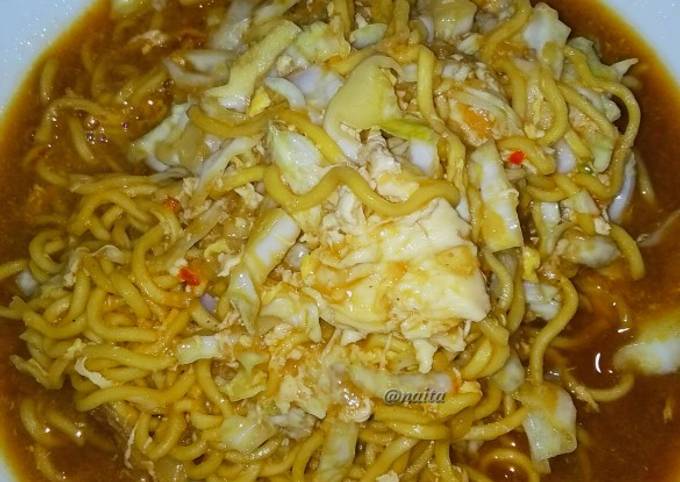 Resep: Mie tek-tek (kuah) Irit Untuk Jualan