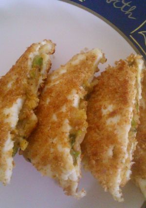 A picture of Paneer Sandwich.