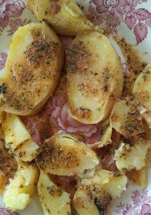 Una foto de Patata al "microondas" especiada 🥔🍃🌶️