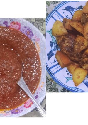 عکسی از دستور مرغ نیوشایی😁 و سس مخصوص