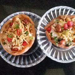 A picture of Rajgira katori chat.