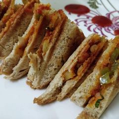 A picture of Veg Masala Sandwich.