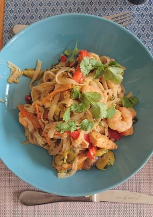Une photo de Pad thai