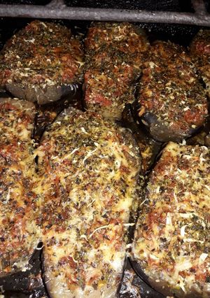 Una foto de Berenjenas al horno