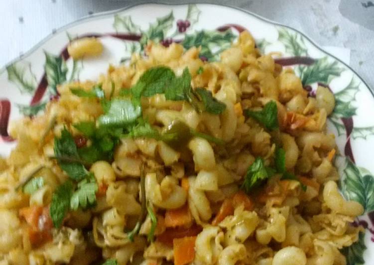 Recipe of Delicious Macaroni Pasta - Indian style