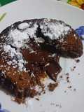 Volcán de chocolate. #Coulant de chocolate