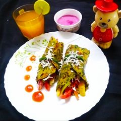 A picture of Healthy wraps.