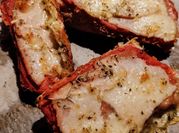Une photo de filet poulet mozzarella