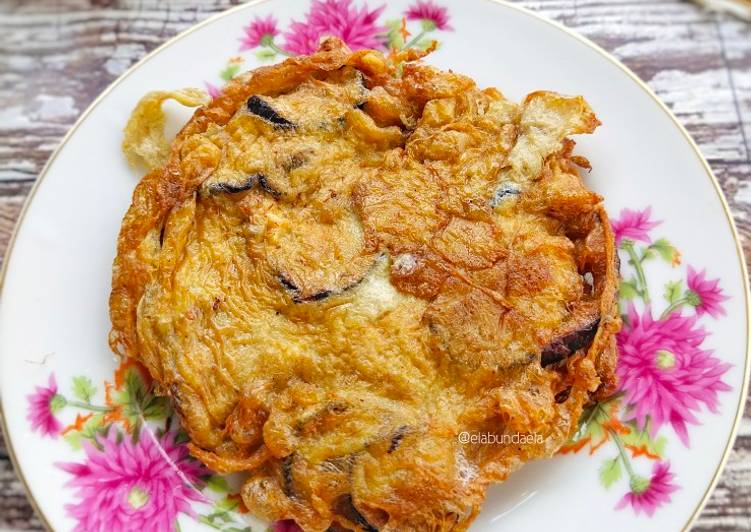 aturan membuat Telur Dadar Terong yang sedap