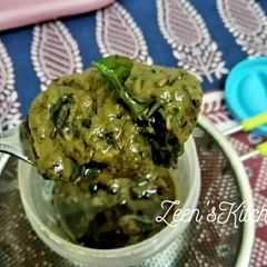 A picture of Andhra Style Gongura Pachadi/Ambaade Ka Achar.