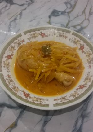 Foto resep Gulai Ayam Pepaya Muda