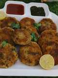 Crispy, Potato, sweet corn cheese cutlets