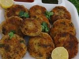 Crispy, Potato, sweet corn cheese cutlets