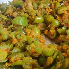 A picture of Simla Mirchi sabji.