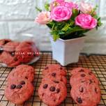 Red velvet butter cookies