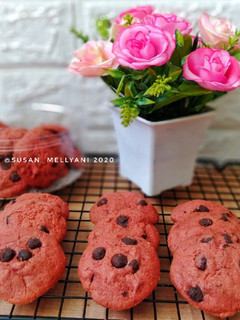 Foto resep Red velvet butter cookies
